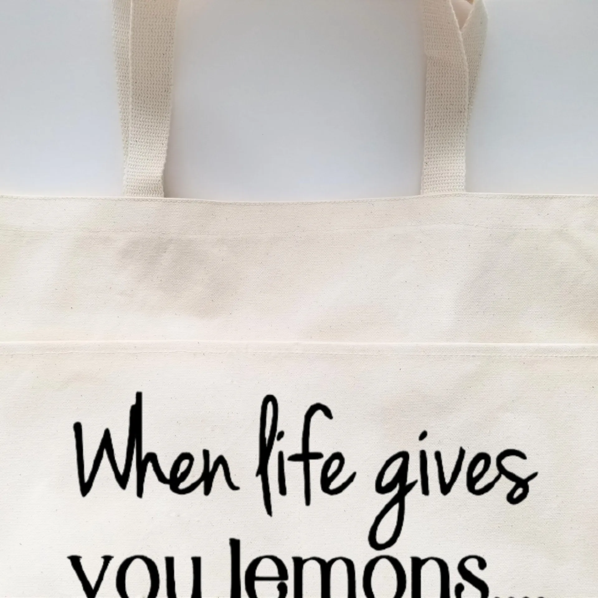 Sarcastic Wine Lovers Heavy Cotton Canvas Tote | Large Funny Tote Bag with Pockets | Reusable Bag for Shopping, Beach, Books, or Overnight