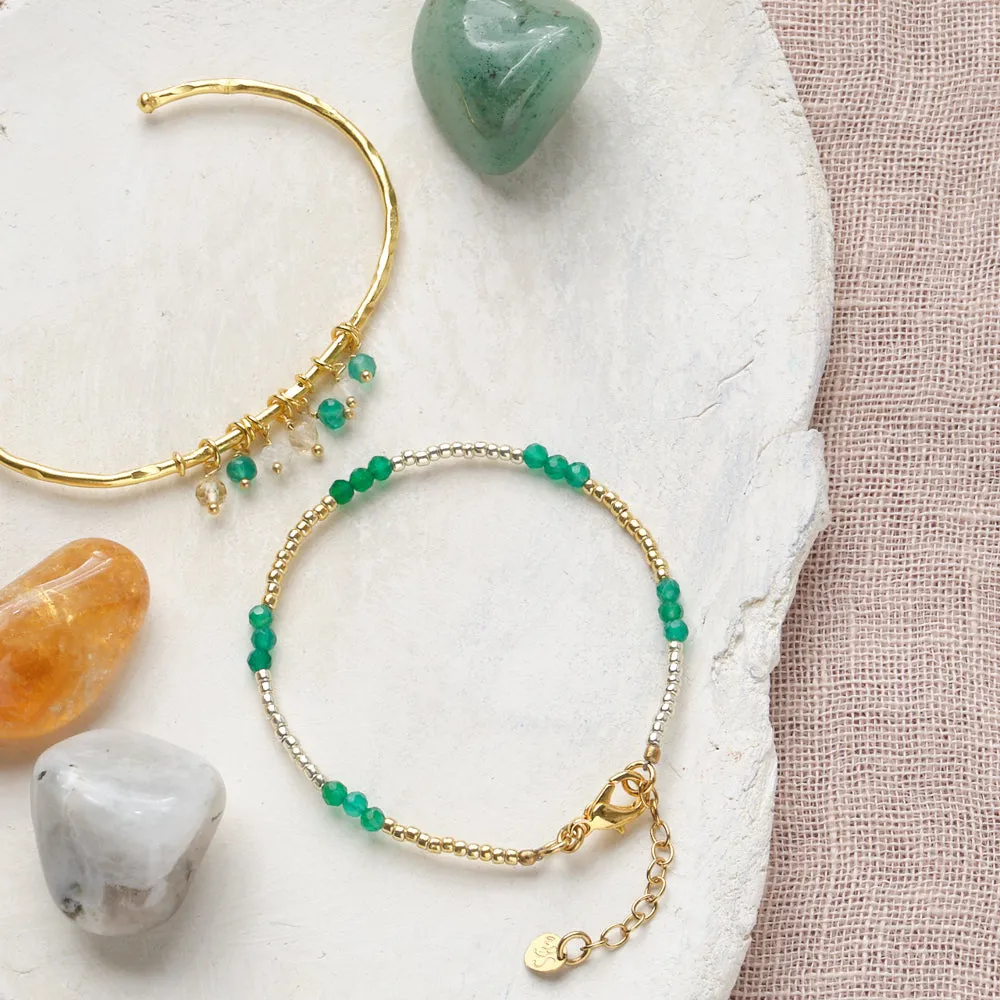 Serene Aventurin Goldfarbige Armband