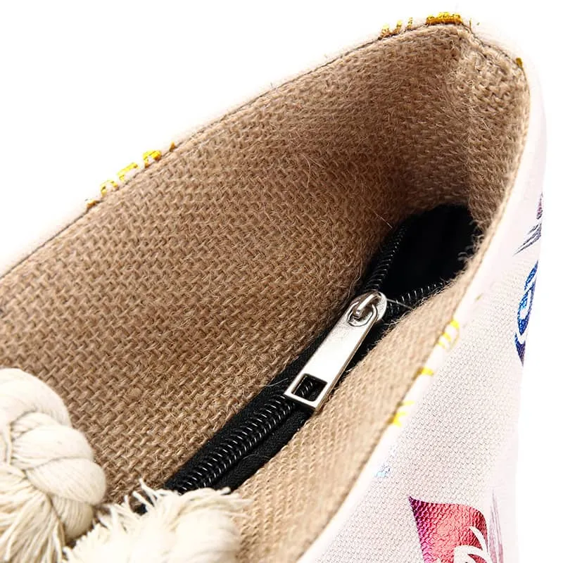 Simple pineapple print tote shopping bag