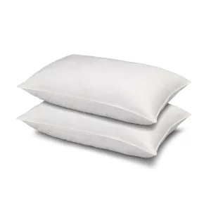 Soft Gel Filled 100% Cotton Dobby Windowpane Shell Stomach Sleeper Pillow