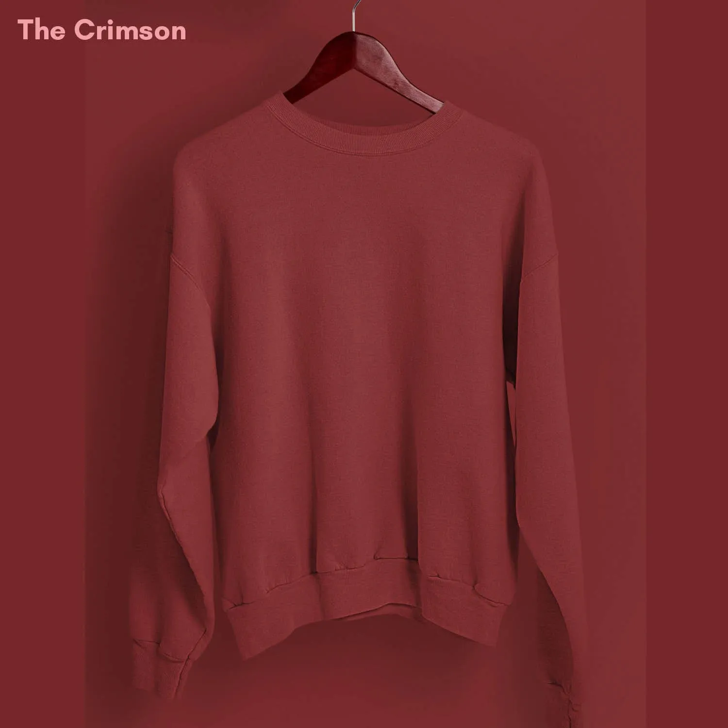 Solid Pack of 3: Drop Shoulder Sweatshirt