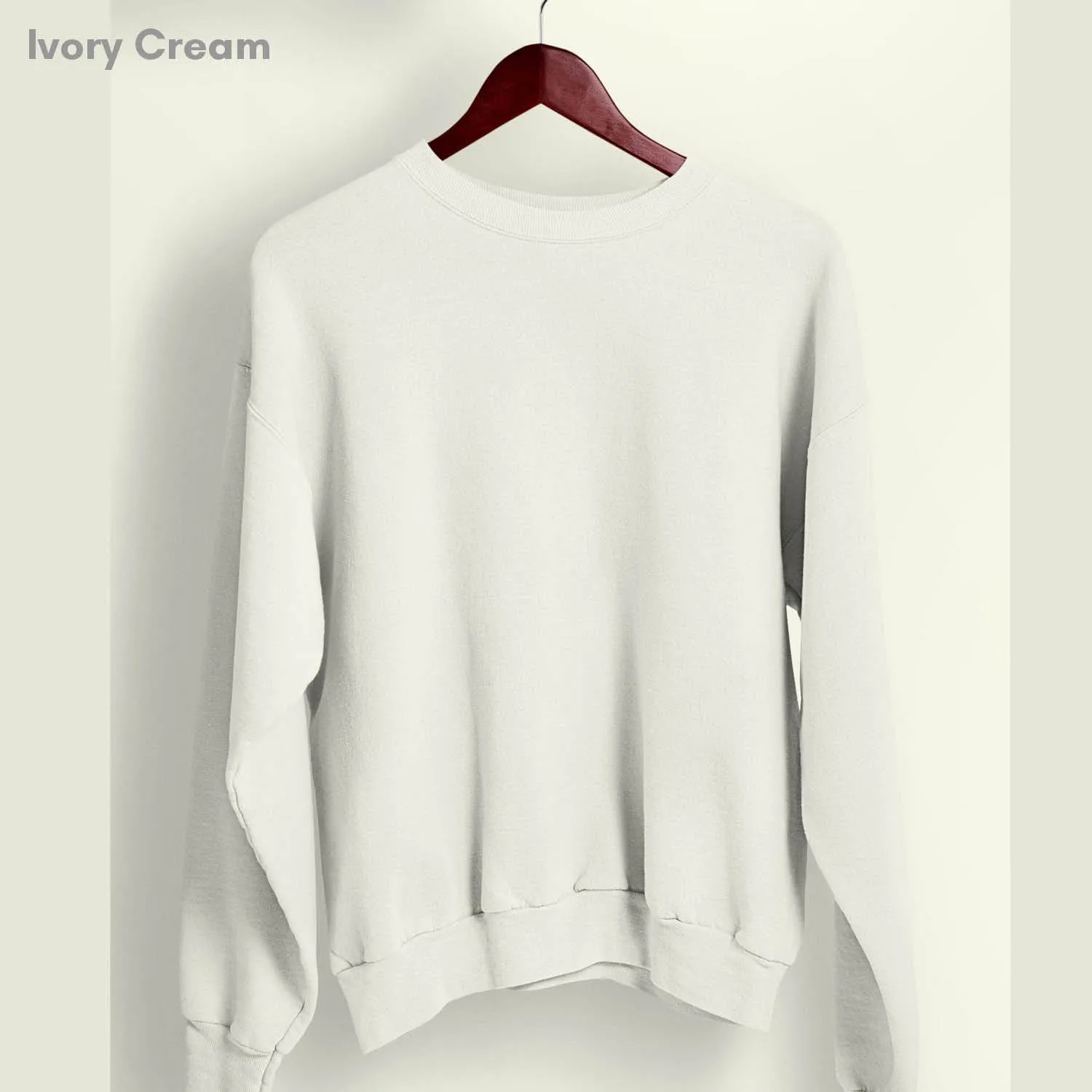 Solid Pack of 3: Drop Shoulder Sweatshirt