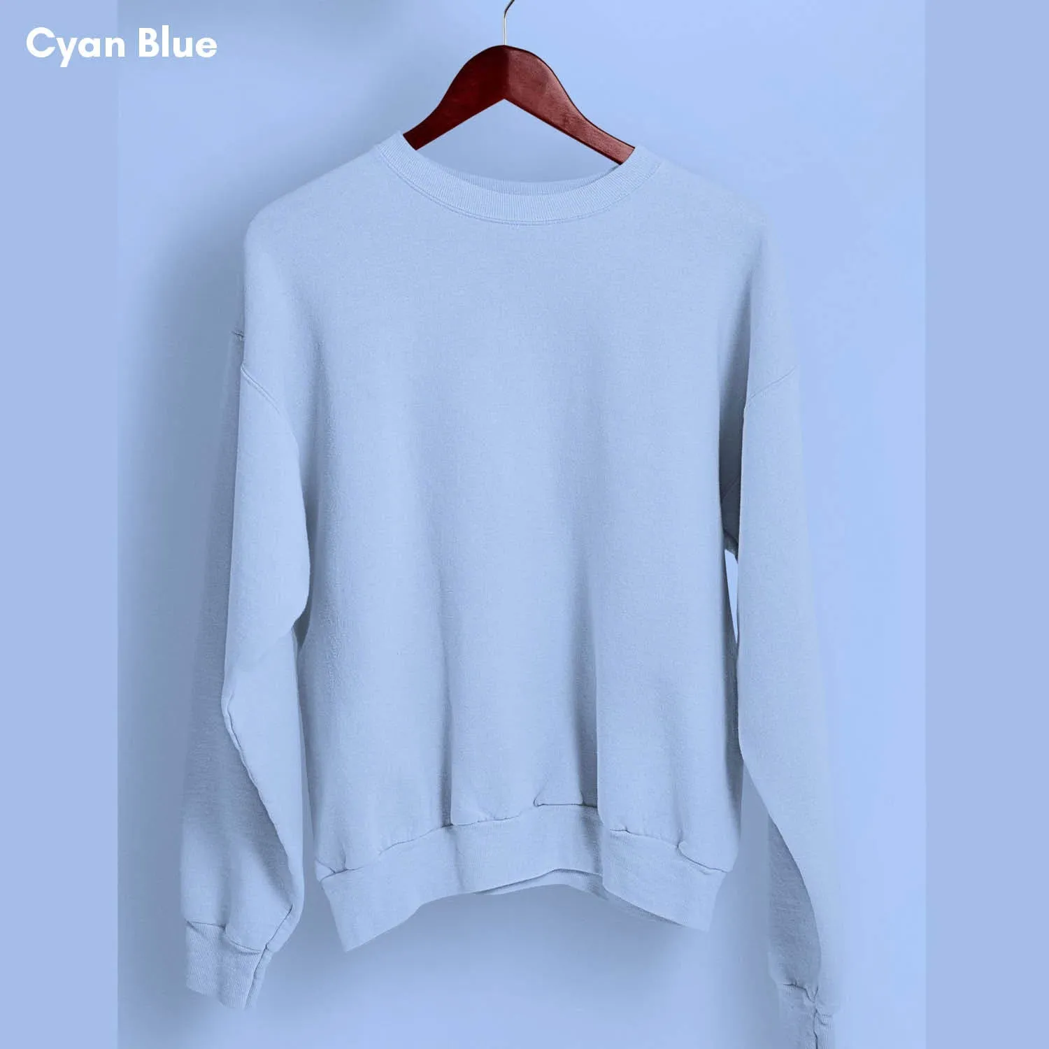 Solid Pack of 4: Drop Shoulder Sweatshirt
