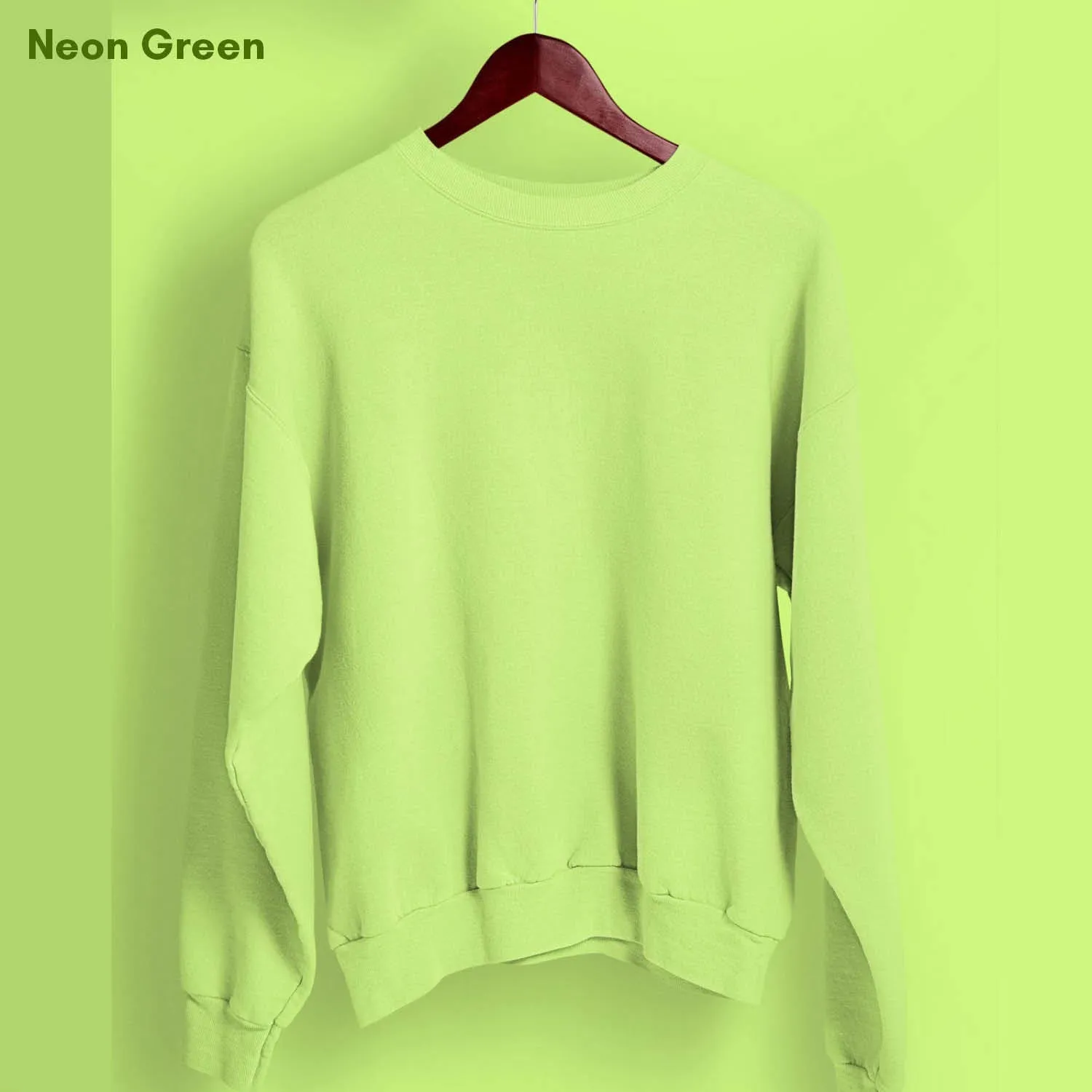 Solid Pack of 4: Drop Shoulder Sweatshirt