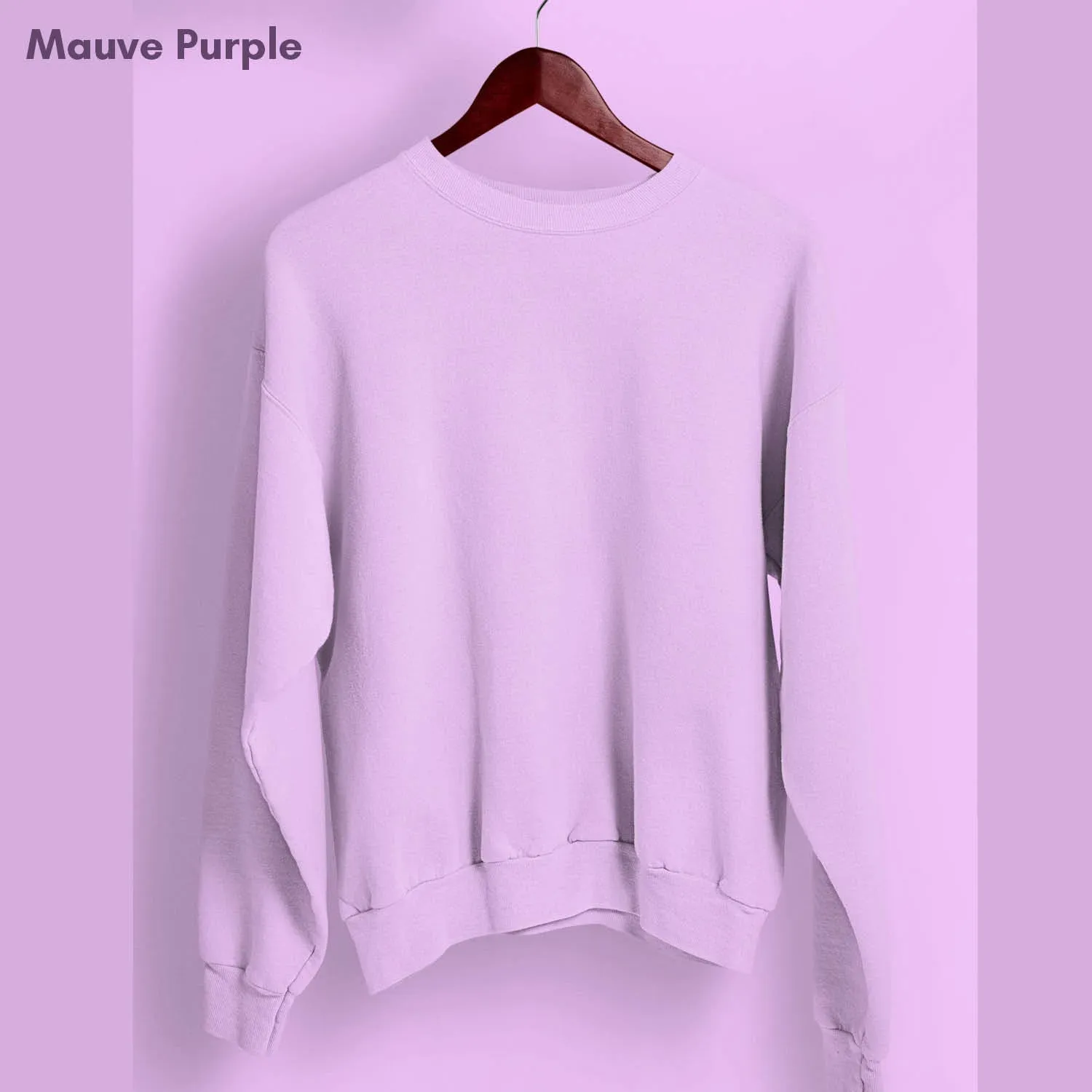 Solid Pack of 4: Drop Shoulder Sweatshirt