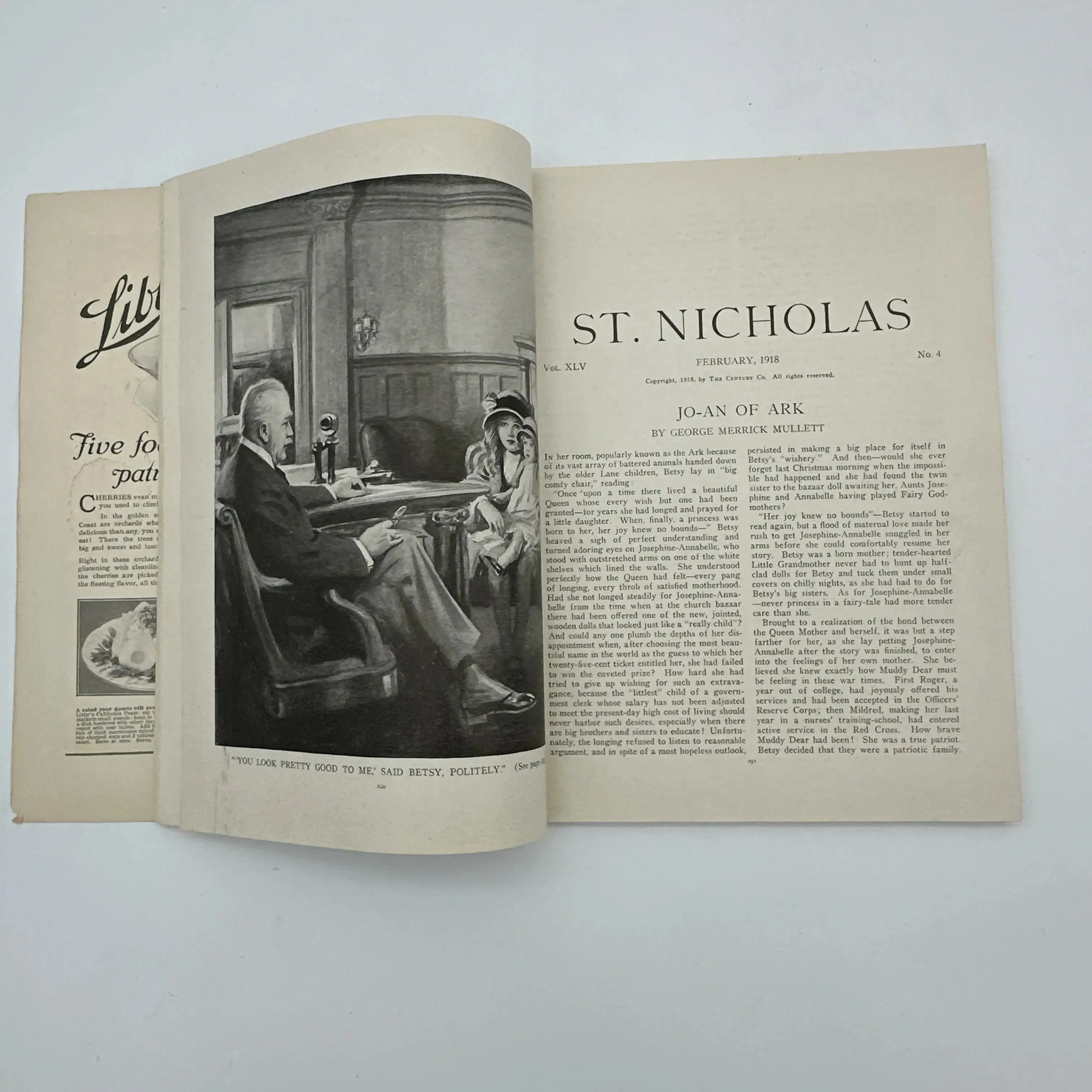 St. Nicholas Magazine — Presidents Birthday February 1918 issue