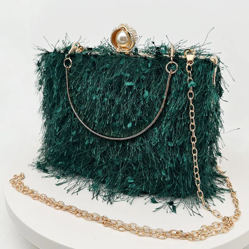 Tassel Handbag: Designer Women's Luxury Evening Bag - Crossbody/Shoulder Bag - Fshionzapp