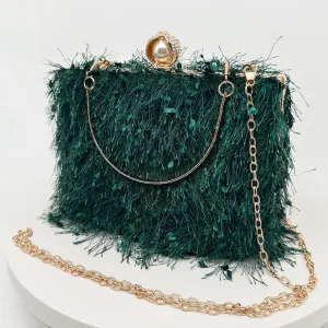 Tassel Handbag: Designer Women's Luxury Evening Bag - Crossbody/Shoulder Bag - Fshionzapp