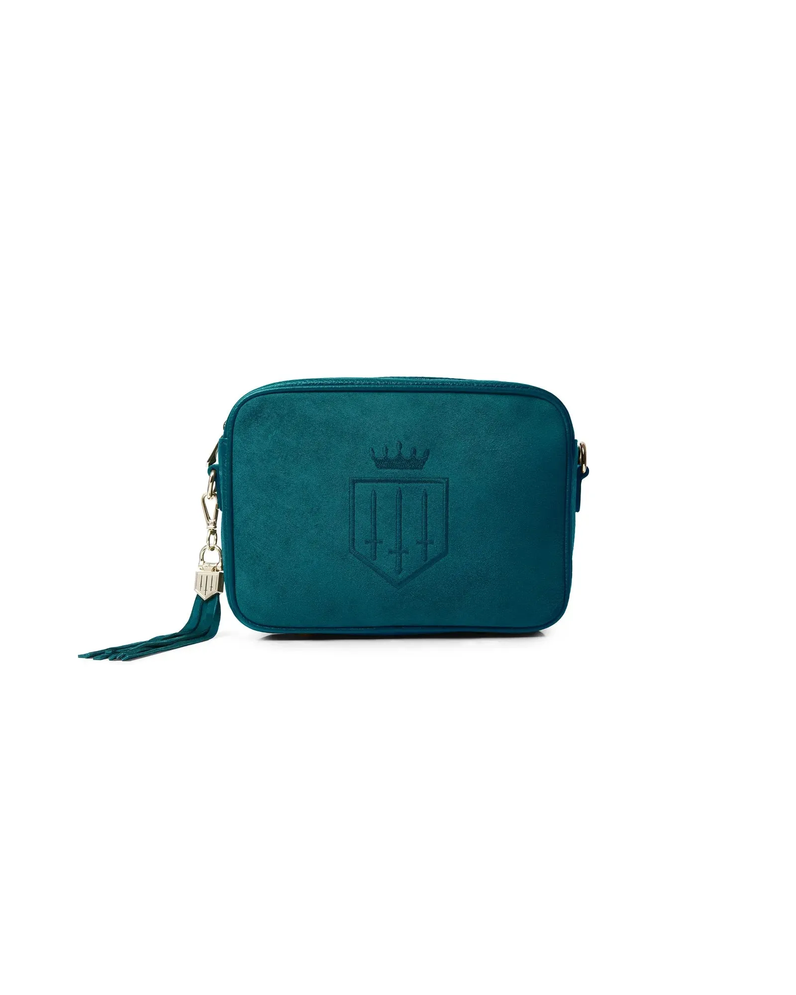 The Finsbury Cross Body Bag - Ocean Suede
