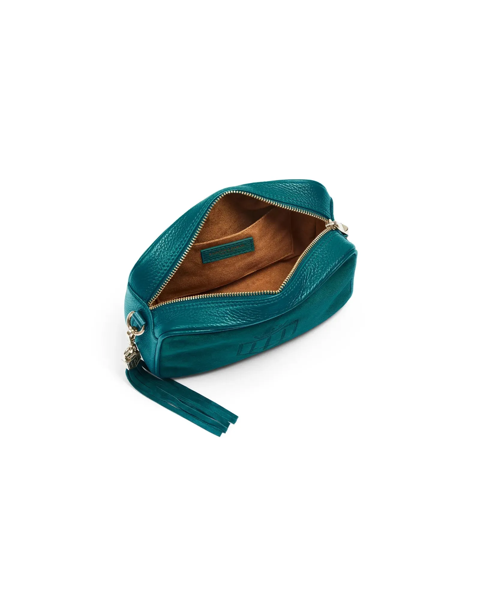 The Finsbury Cross Body Bag - Ocean Suede