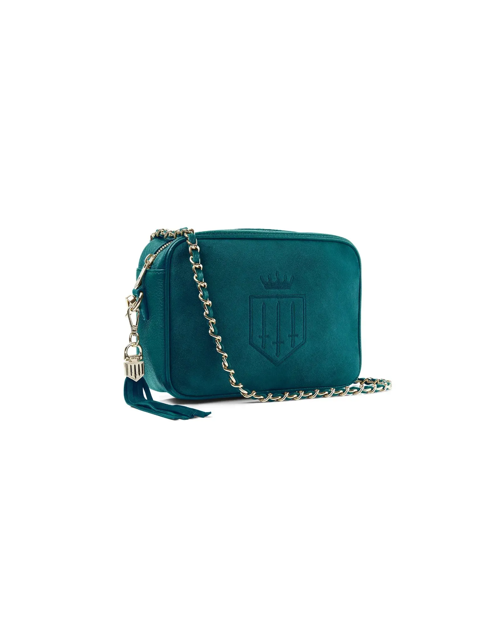 The Finsbury Cross Body Bag - Ocean Suede