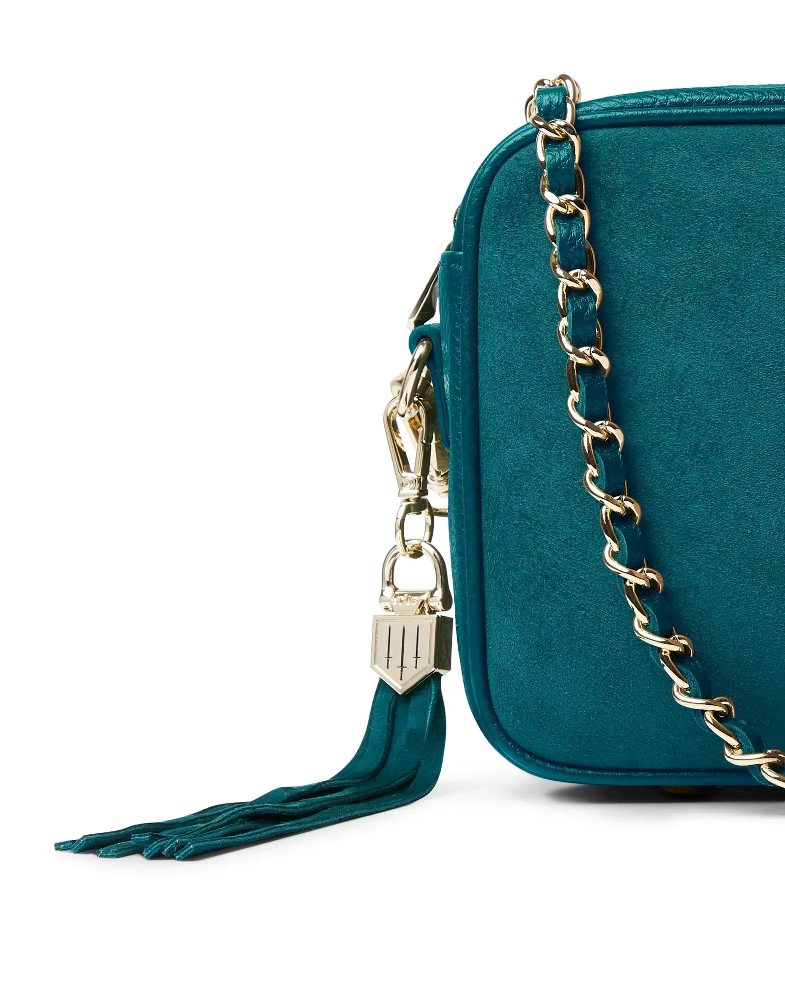 The Finsbury Cross Body Bag - Ocean Suede