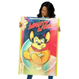 The Mighty of the Mouse Metal prints