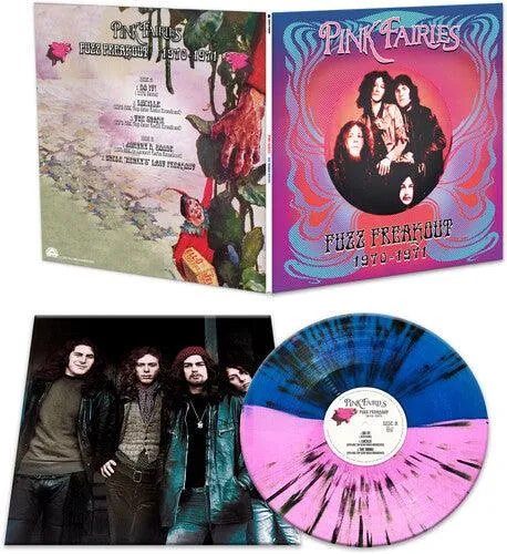 The Pink Fairies- Fuzz Freakout 1970-1971 - Blue/pink/black Splatter
