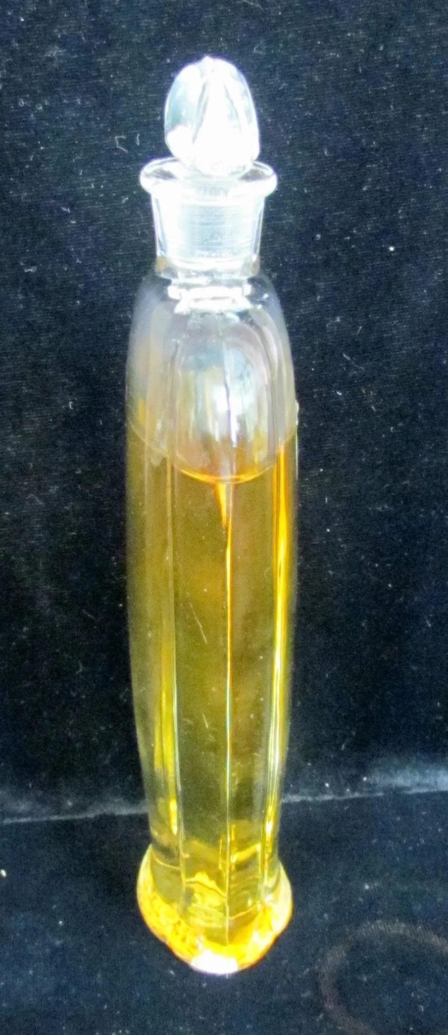 Three Flowers Perfume Bottle Richard Hudnut 1910's Antique Foil Label Bottle