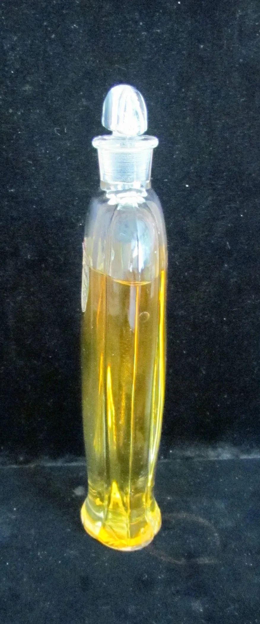 Three Flowers Perfume Bottle Richard Hudnut 1910's Antique Foil Label Bottle
