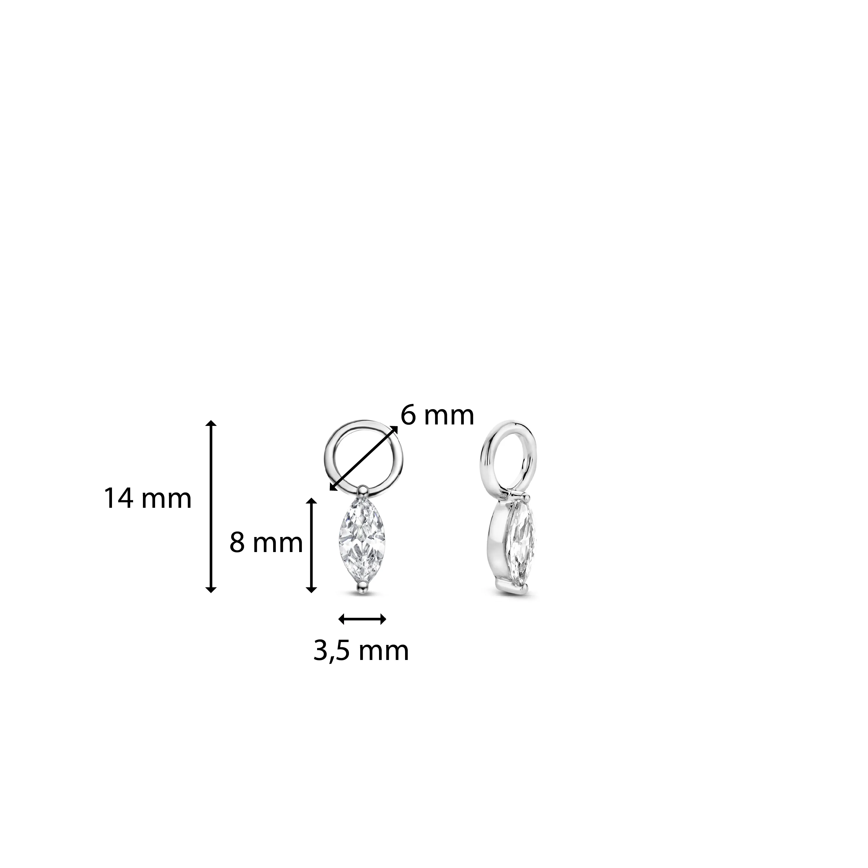 TI SENTO Ear Charms 9264ZI