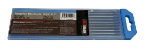 TIG Welding Tungsten Rod Electrodes Rare Earth Blend 3/32” x 7” (Blue)