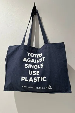 Totes Against Single Use Plastic Bag - Denim