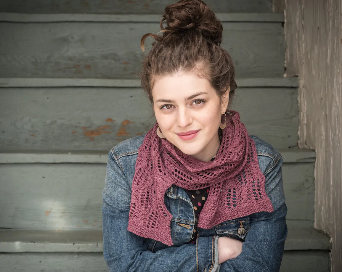 Tumbling Blocks Shawl Kit by Lisa Hoffman