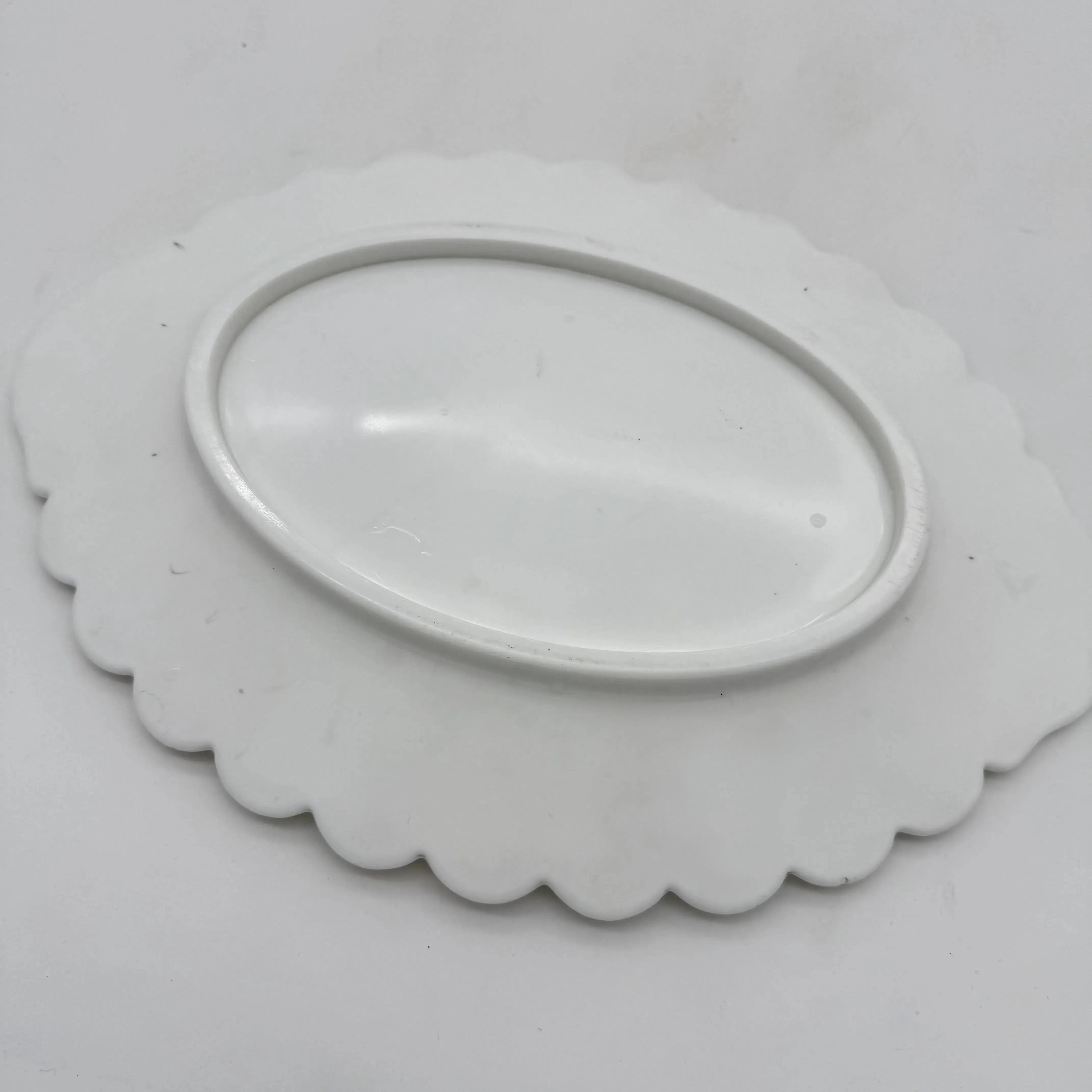 US Centennial Liberty Bell Milk Glass Small Platter — 1876
