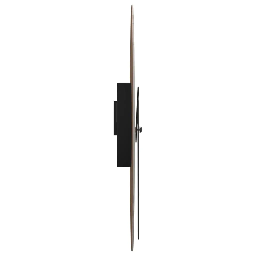 vidaXL Wall Clock with Luminous Scales and Pointers Yellow Ø30 cm