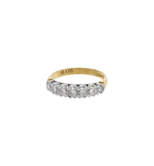 Vintage Diamond Luminous Crown Ring