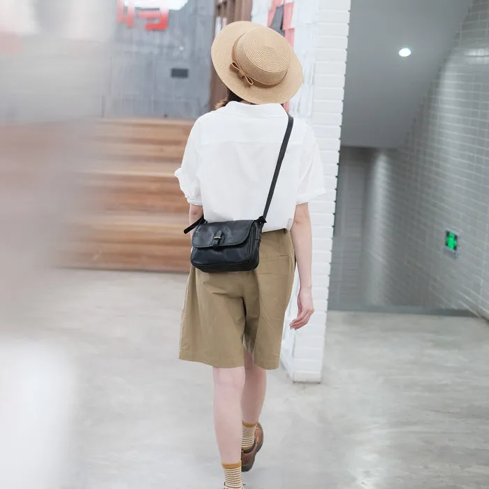 Vintage Womens Leather Shoulder Bag Crossbody Satchel Purses
