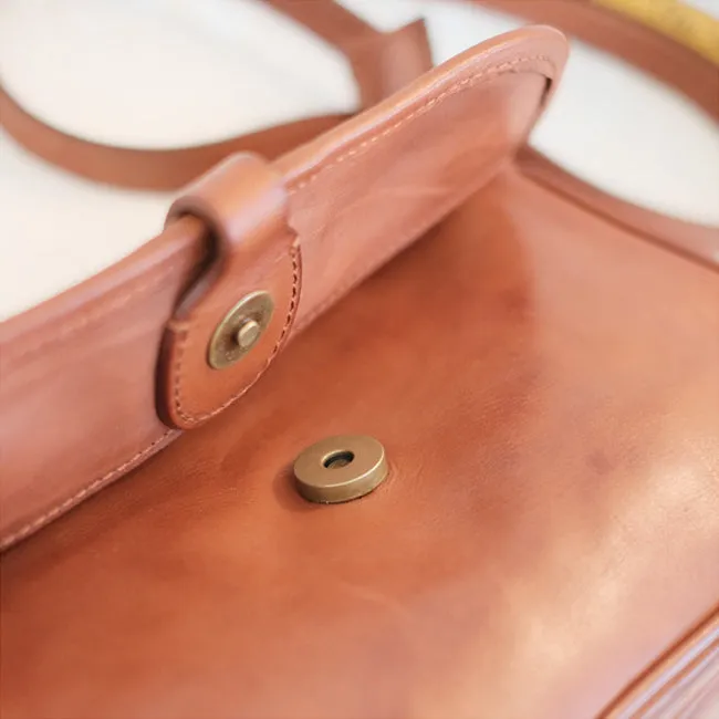 Vintage Womens Leather Shoulder Bag Crossbody Satchel Purses