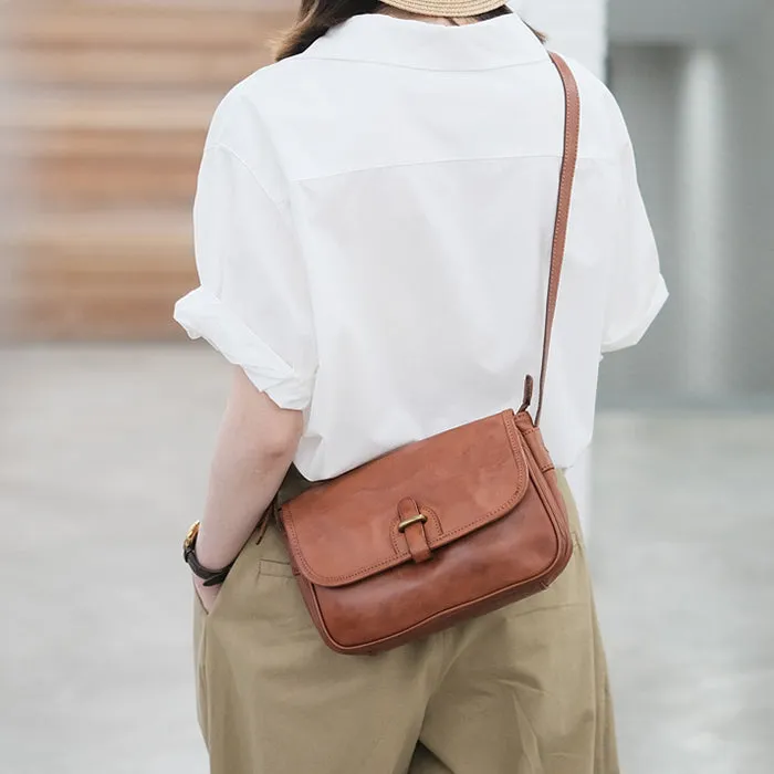Vintage Womens Leather Shoulder Bag Crossbody Satchel Purses