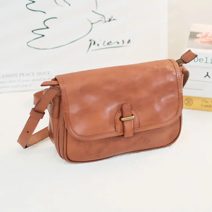 Vintage Womens Leather Shoulder Bag Crossbody Satchel Purses