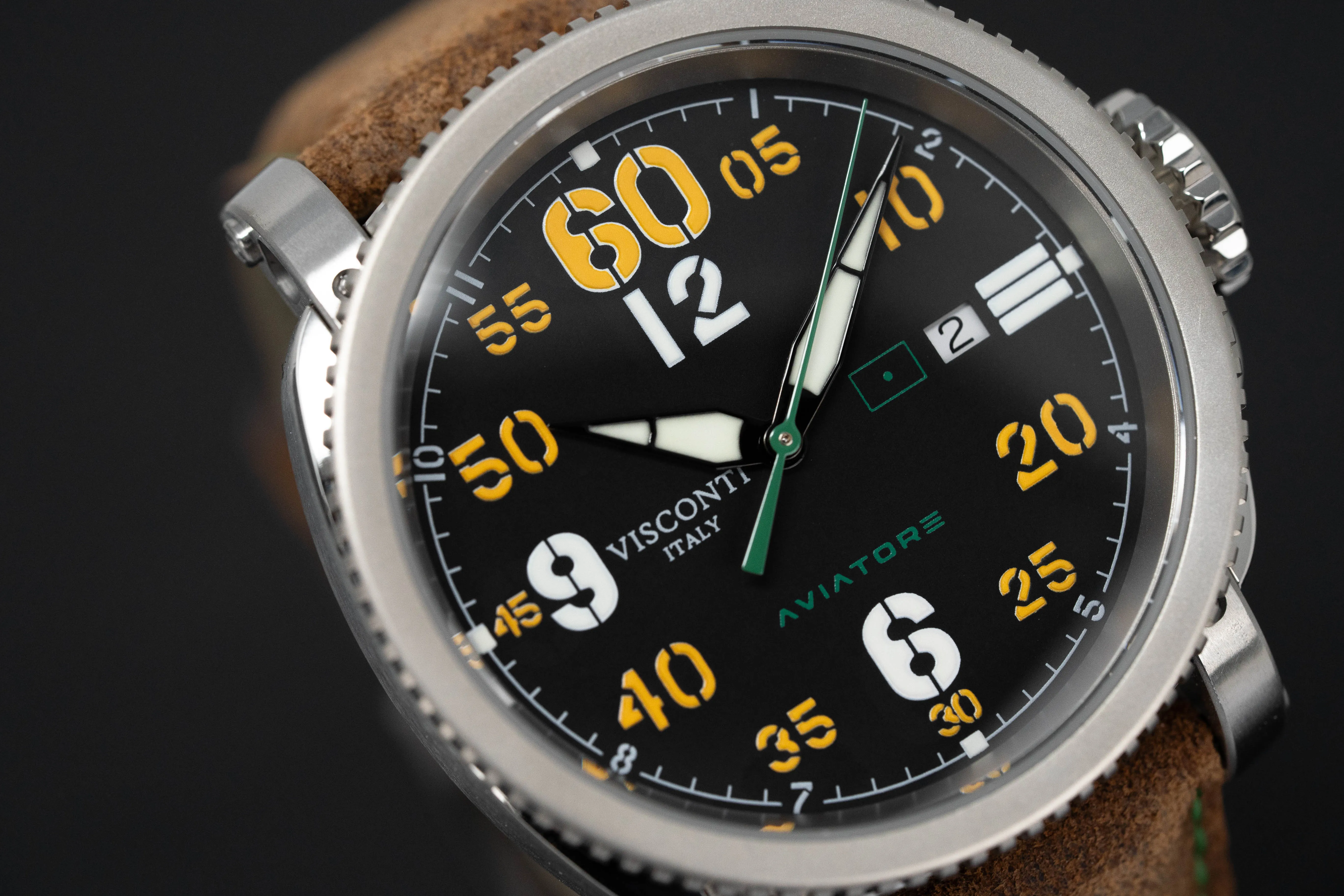 Visconti Automatic Watch Aviator SM79 Time Only KW29-01S