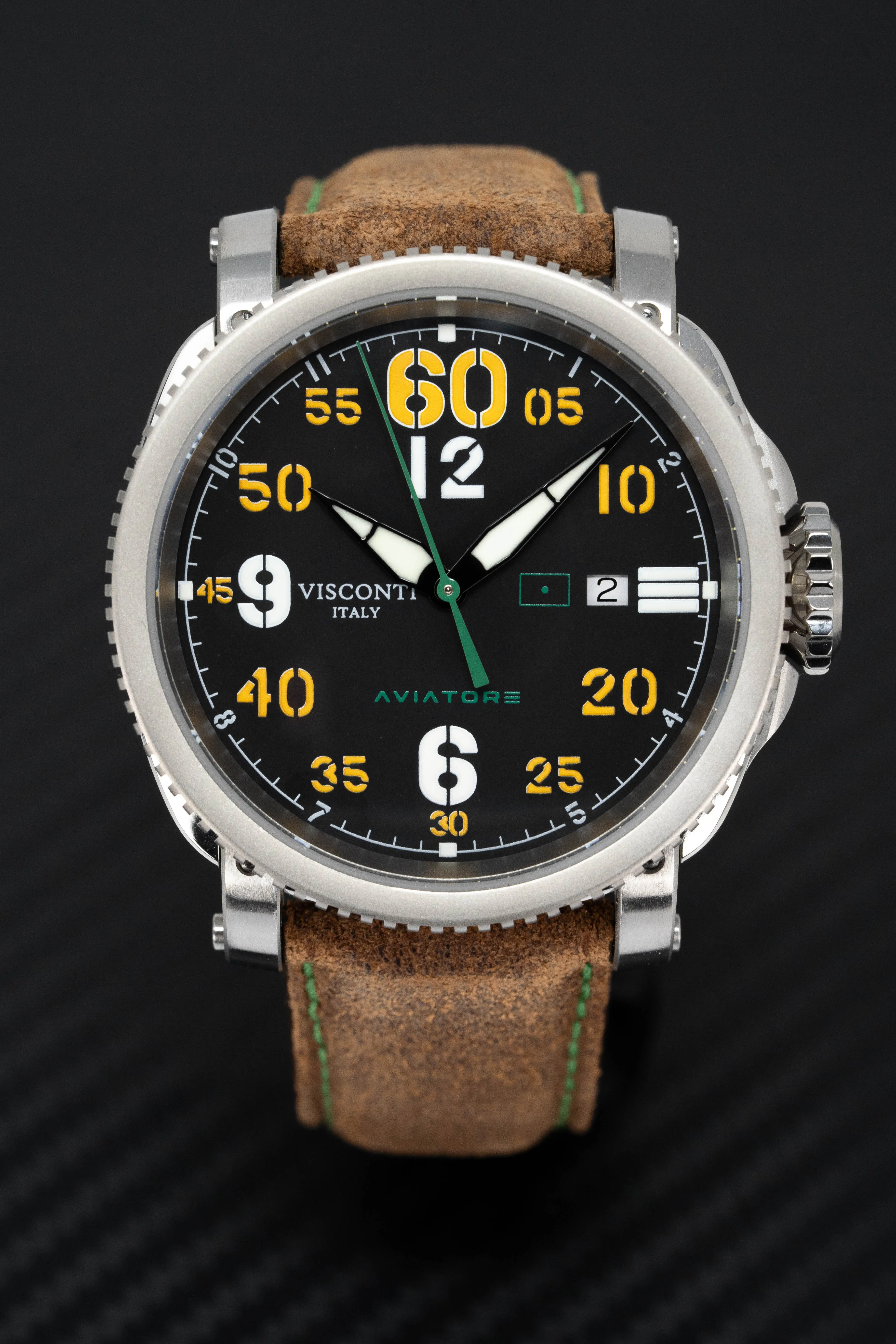 Visconti Automatic Watch Aviator SM79 Time Only KW29-01S