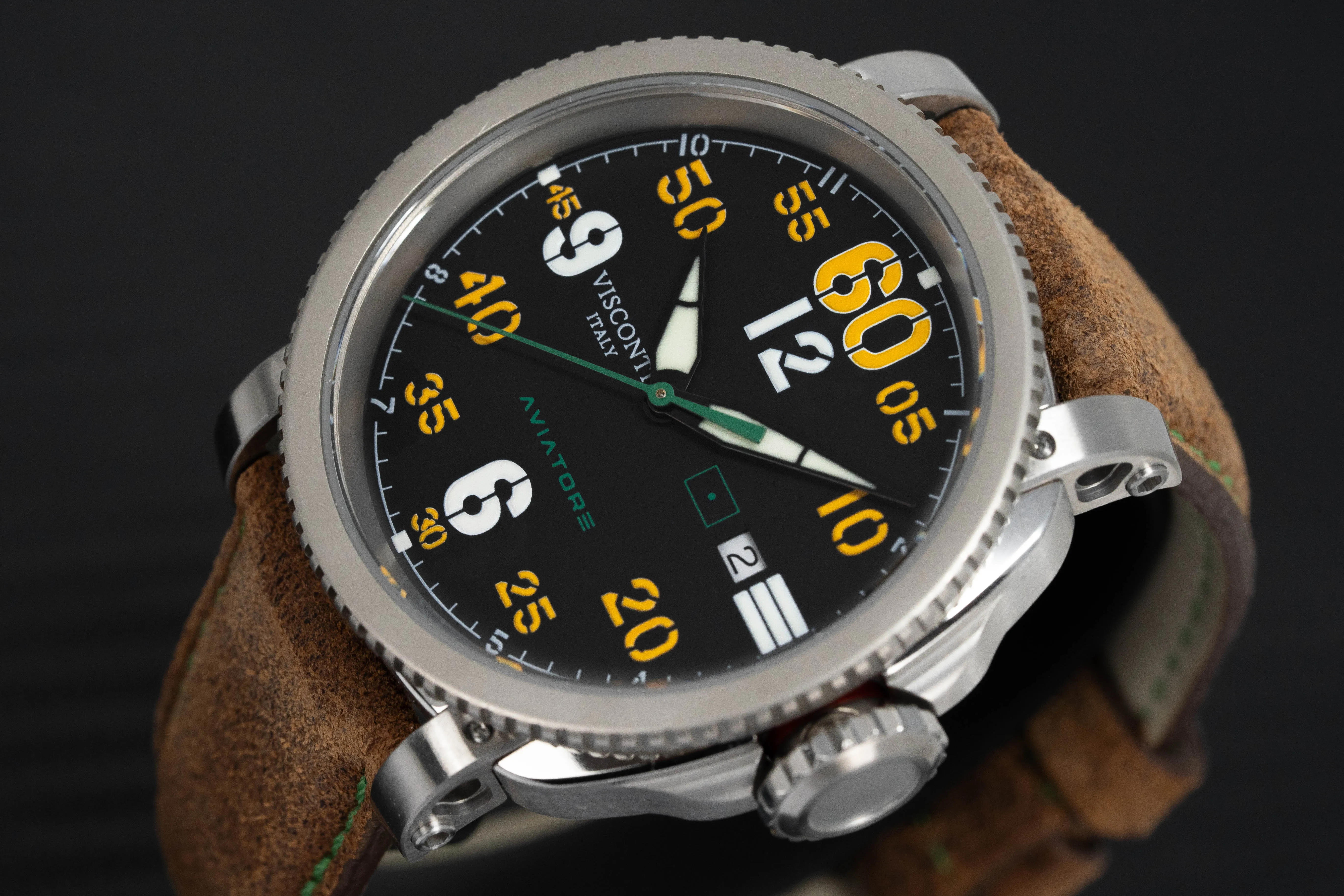 Visconti Automatic Watch Aviator SM79 Time Only KW29-01S