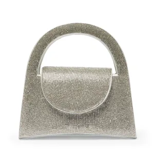 Vixen Evening Bag in Silver Crystal