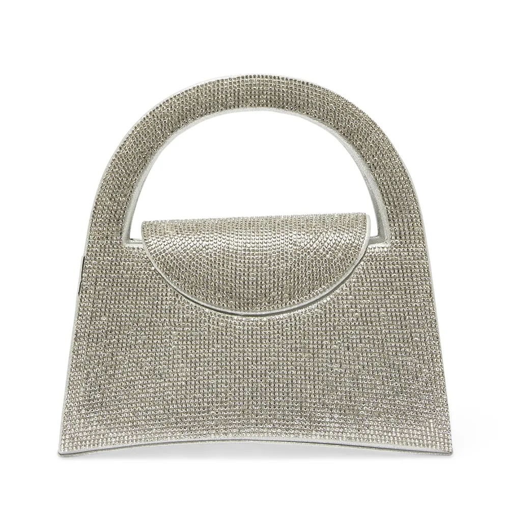 Vixen Evening Bag in Silver Crystal