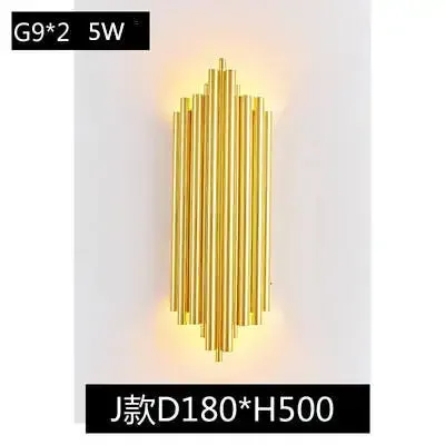 Wall lamp led Nordic creative corridor aisle lamp home background bedroom light luxury crystal bedside wall lamp