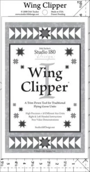 Wing Clipper Ruler by Studio 180