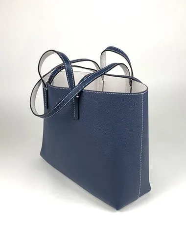 Womens Gray Leather Shoulder Tote Bags Best Tote Handbag Shopper Bags Purse for Ladies