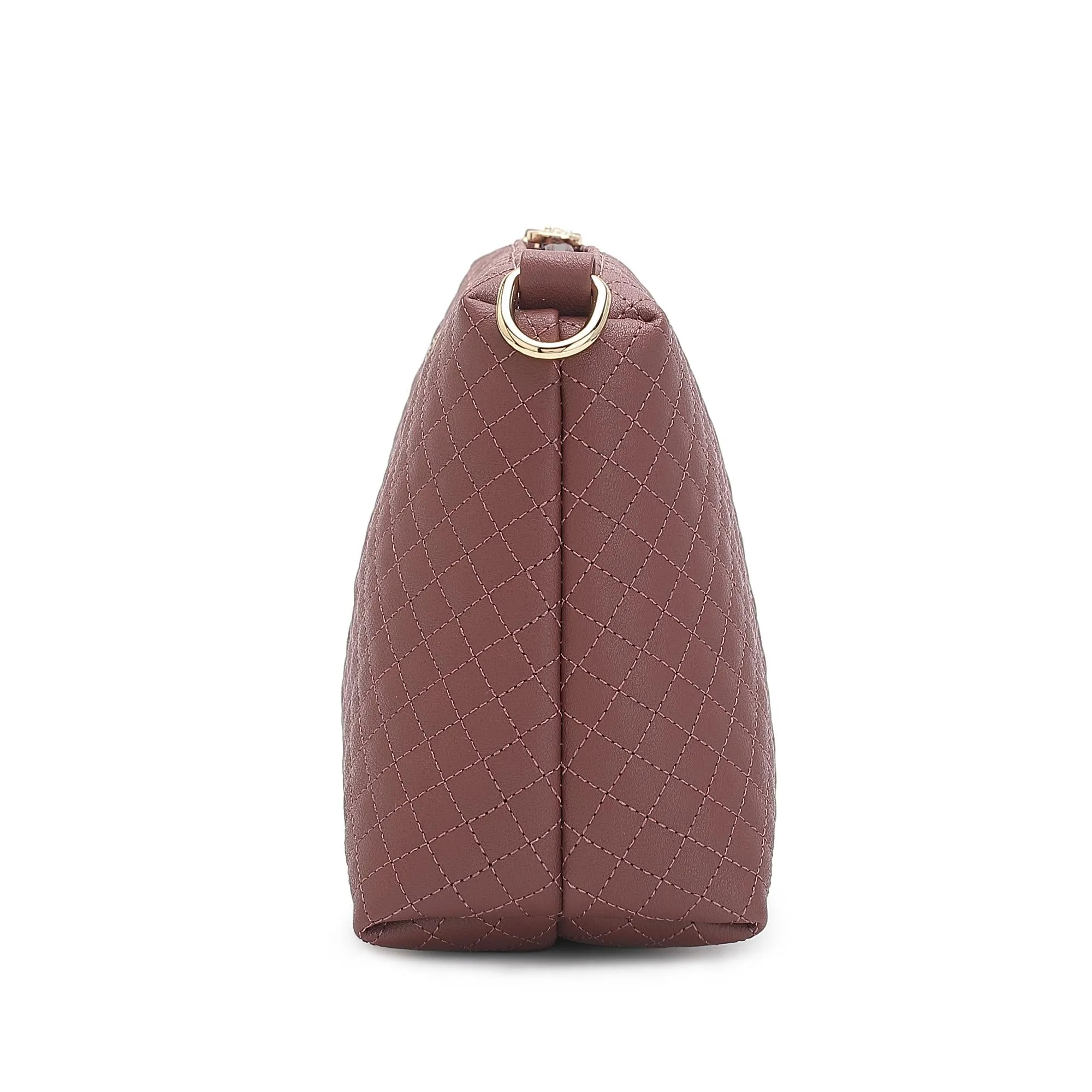 Women's Quilted Shoulder Sling Bag / Crossbody Bag - NDE 666