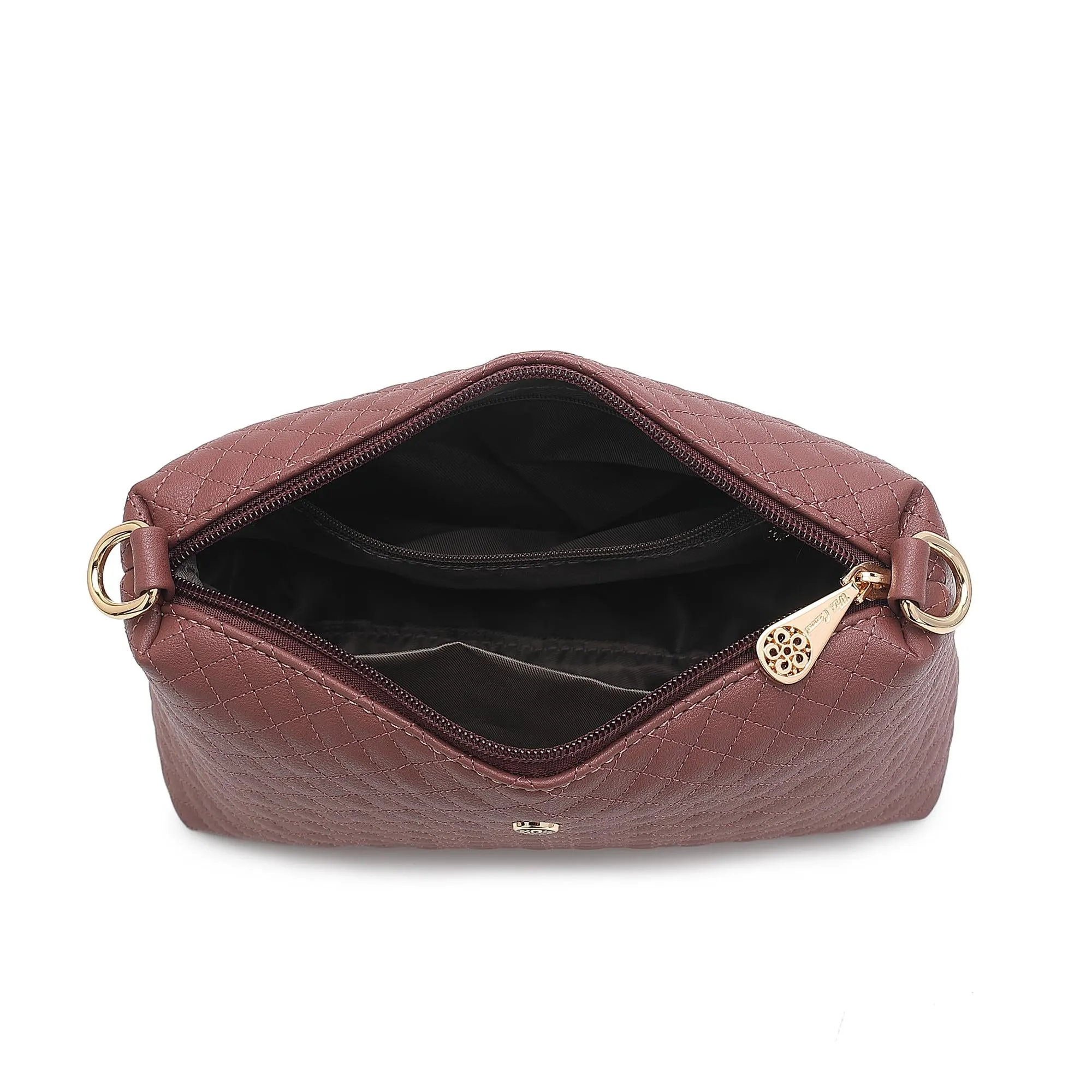 Women's Quilted Shoulder Sling Bag / Crossbody Bag - NDE 666