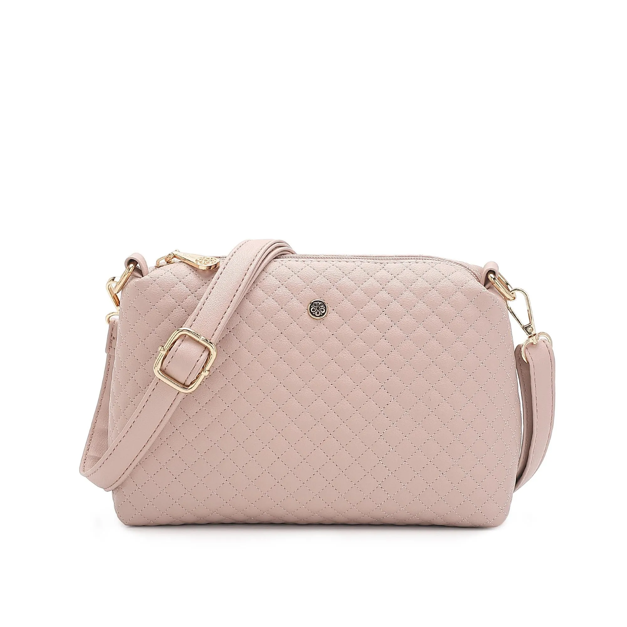 Women's Quilted Shoulder Sling Bag / Crossbody Bag - NDE 666