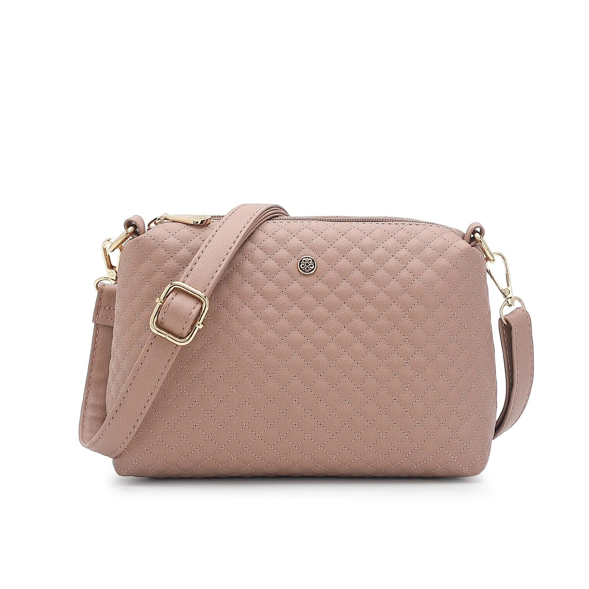Women's Quilted Shoulder Sling Bag / Crossbody Bag - NDE 666