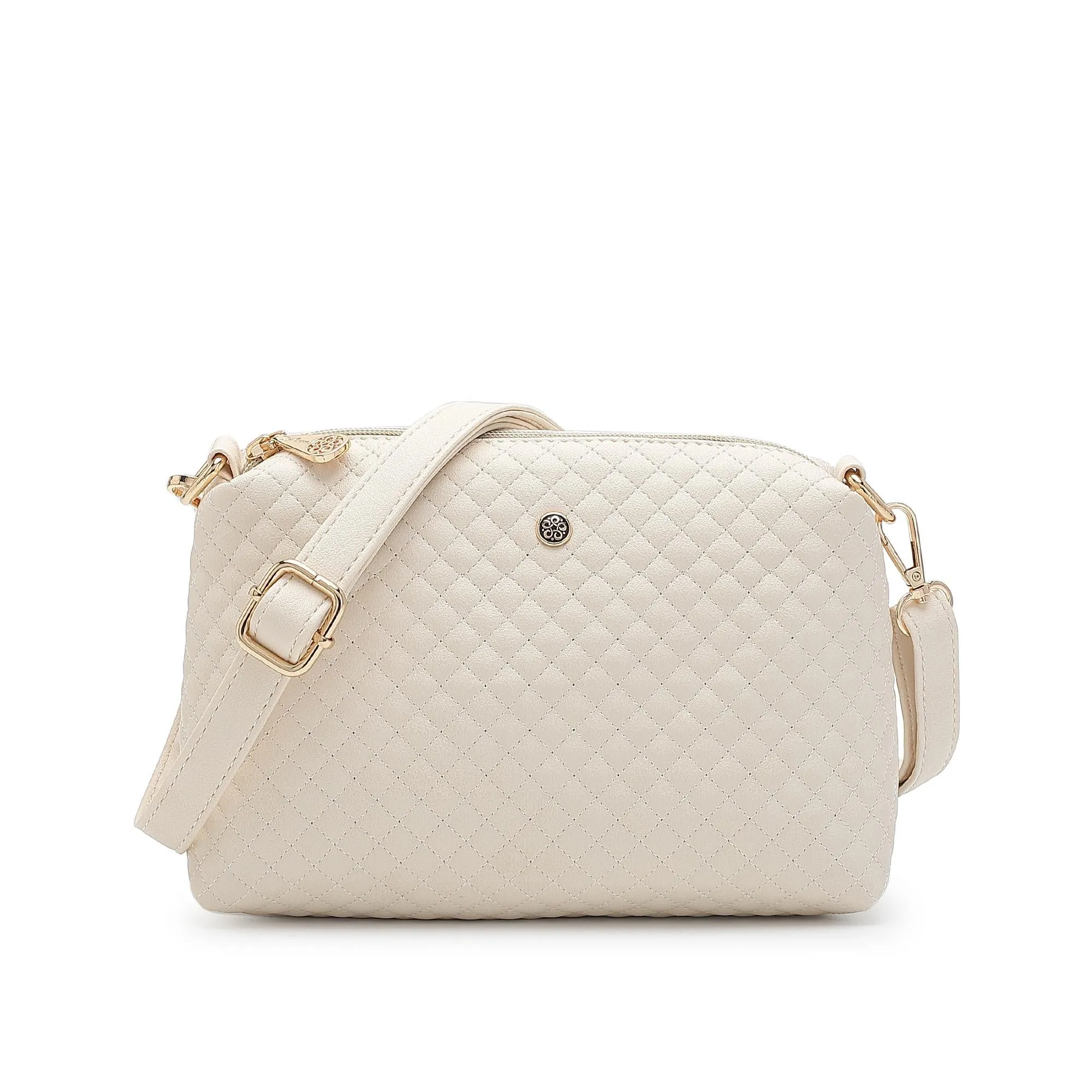 Women's Quilted Shoulder Sling Bag / Crossbody Bag - NDE 666
