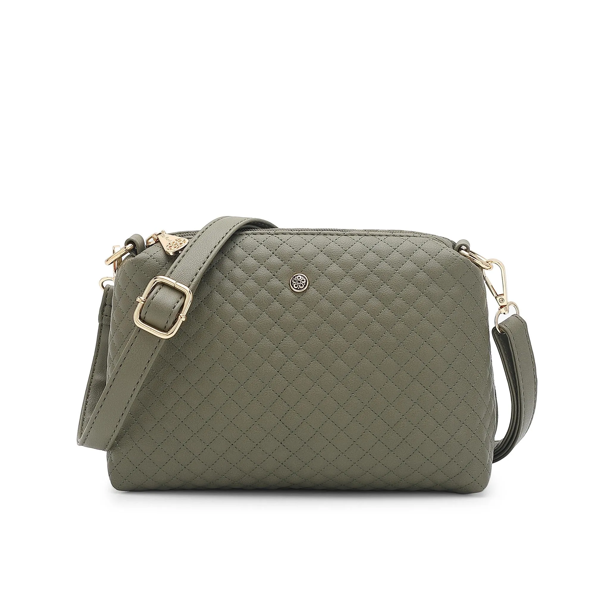 Women's Quilted Shoulder Sling Bag / Crossbody Bag - NDE 666