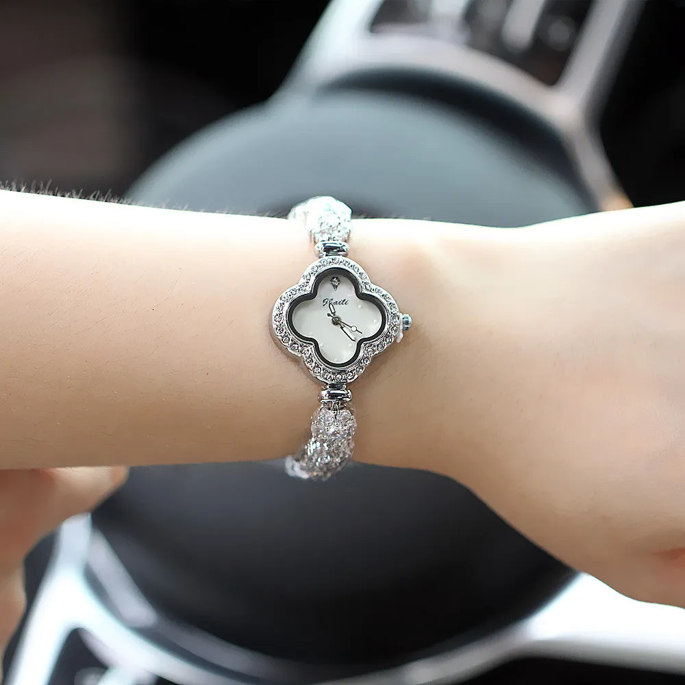 Women's watches, luminous hands, diamond-waterproof bracelets, fashionable watches