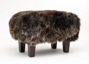 Woolly Stool 3 Sheepskin Footstool 45x30x30cm