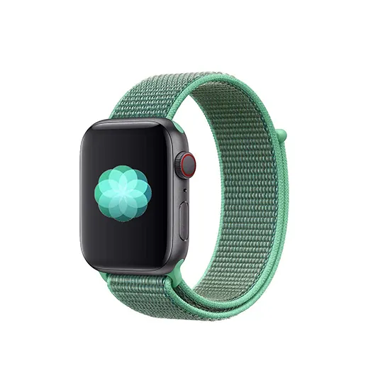 Woven Nylon Strap For Apple Watch-Seashell (42/44/45/49mm)