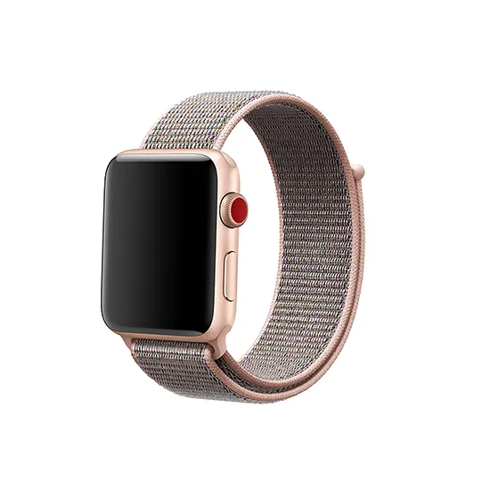Woven Nylon Strap For Apple Watch-Seashell (42/44/45/49mm)