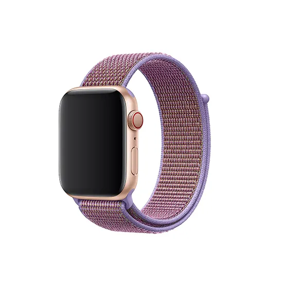 Woven Nylon Strap For Apple Watch-Seashell (42/44/45/49mm)